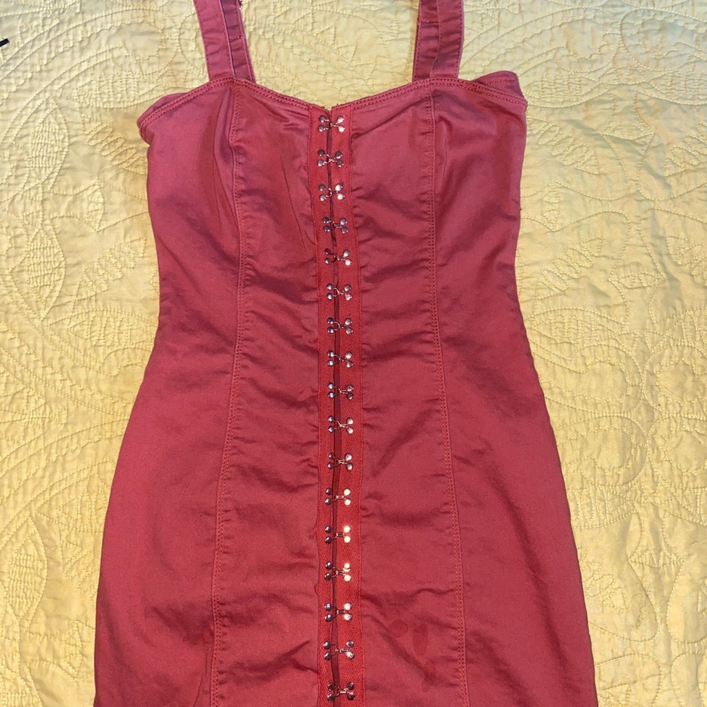 burnt orange dress